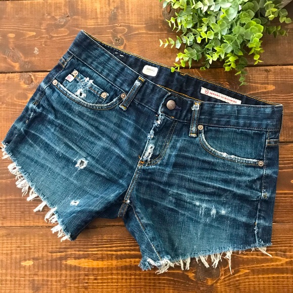 Ag Adriano Goldschmied Pants - Ag Adriano Golschmied Tomboy Boyfriend Frayed, 28